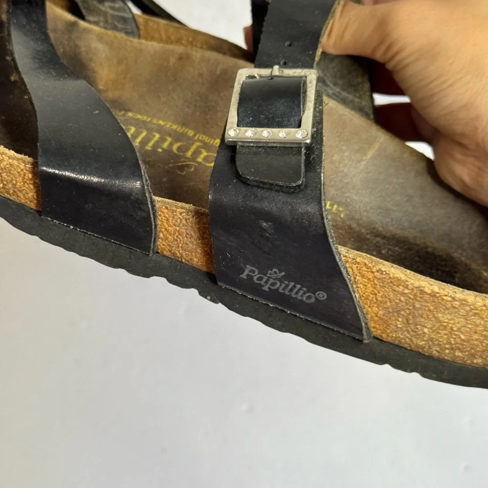 Birkenstock Papillio Mayari Black Sandals Size 42